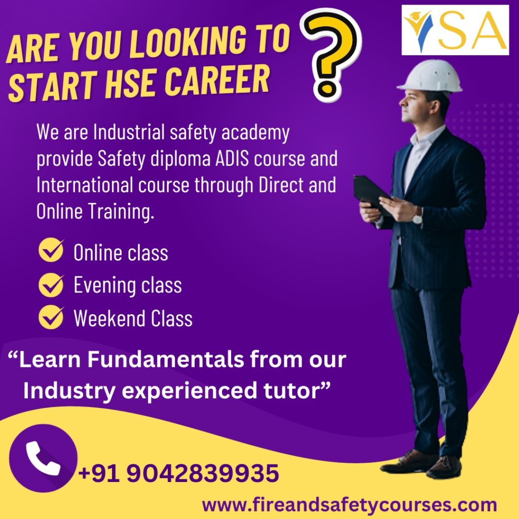 fire and safety courses in chennai, fire and safety courses fees in chennai, fire and safety courses, fire and safety courses course duration, fire and safety officer courses in chennai,