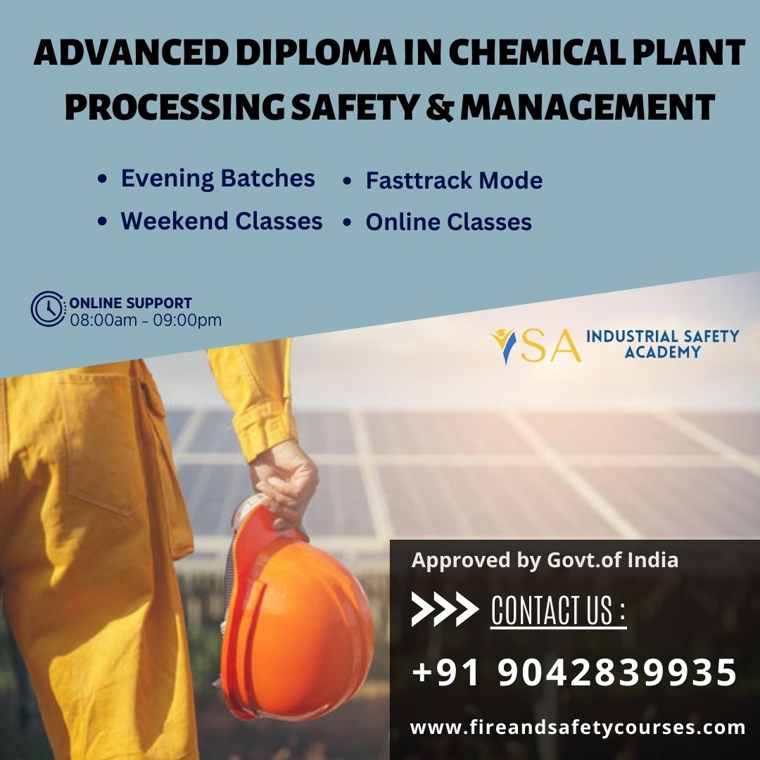 Advance Diploma In Industrial Safety Course In Chennai Adis 