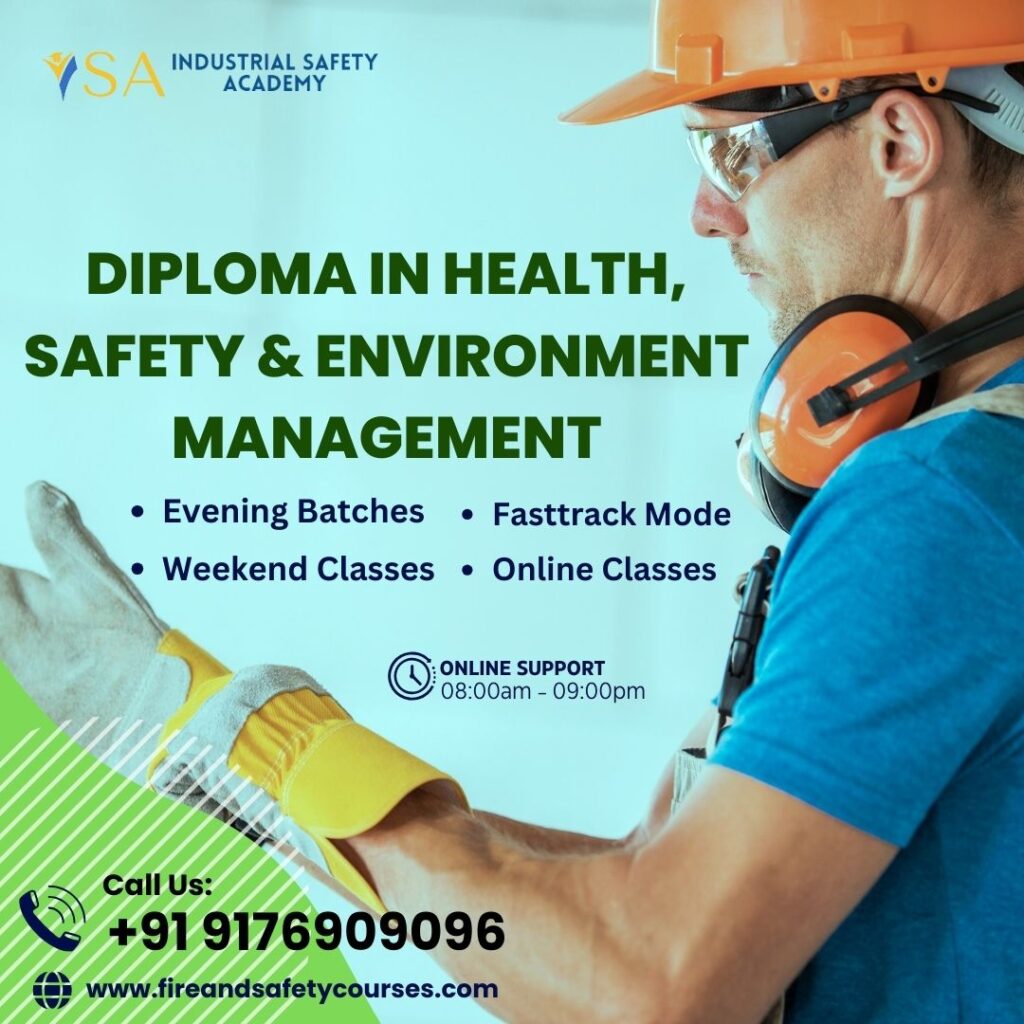 occupational health and environment safety course in chennai, safety course fees in chennai,